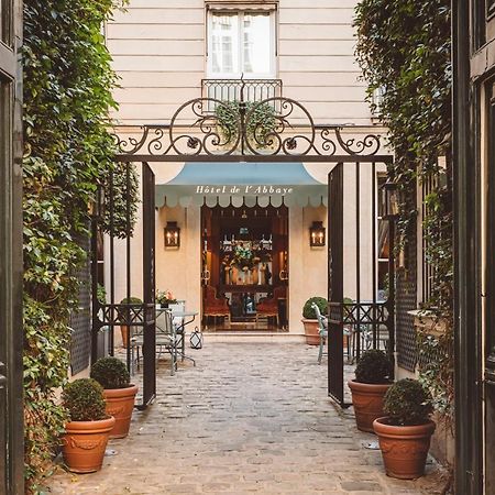 Hotel De L'Abbaye Paris Exteriör bild