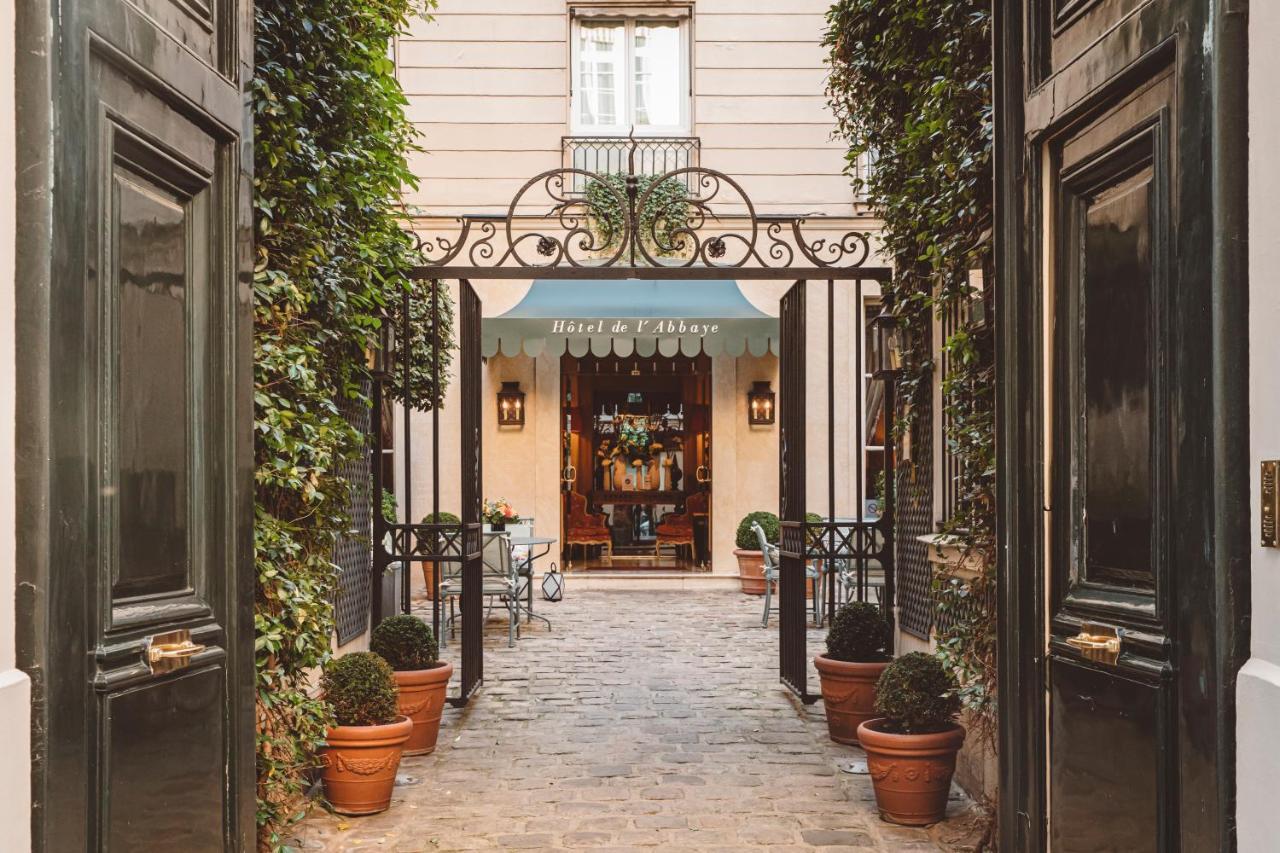 Hotel De L'Abbaye Paris Exteriör bild